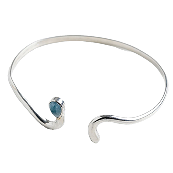 マクラメ・シルバーブレスレット