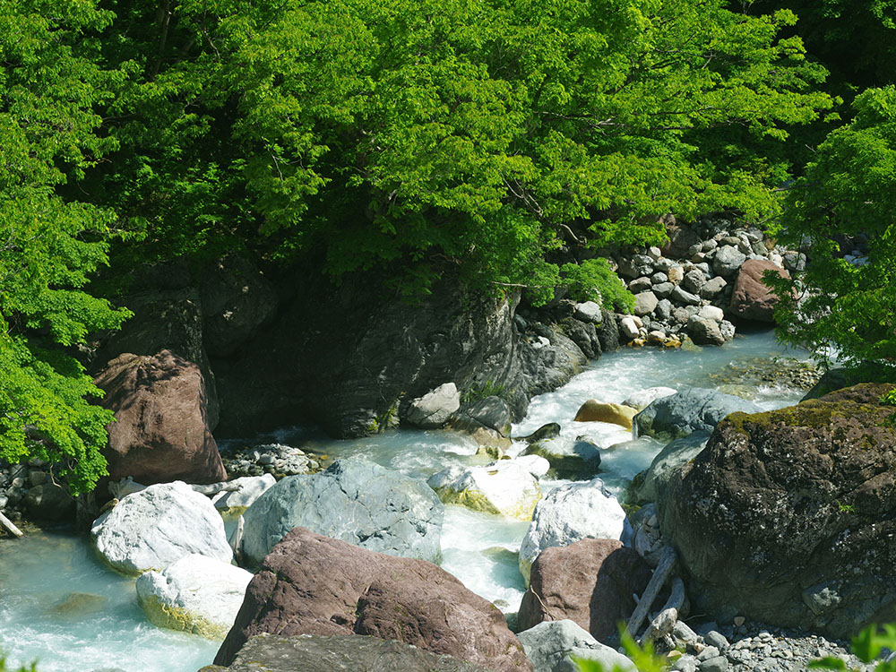 小滝川ヒスイ峡の写真