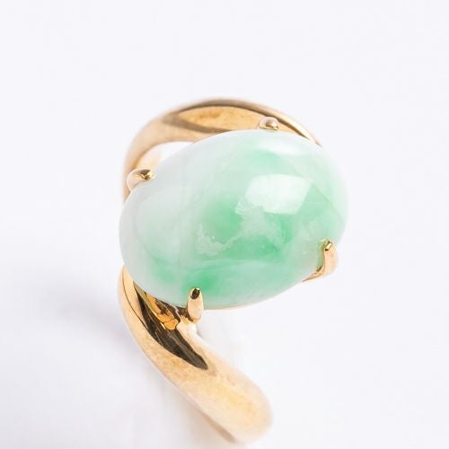 翡翠シルバーリング