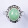 翡翠シルバーリング
