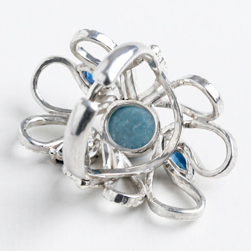 翡翠シルバーリング