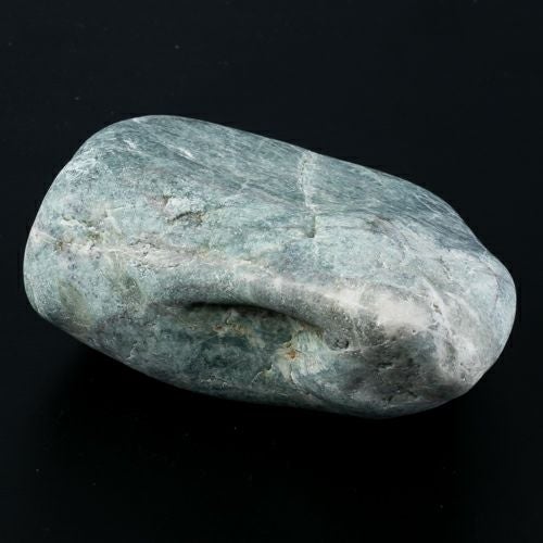 海石・濃青色翡翠・親不知産・496g】（高品質青色ヒスイ）糸魚川天然