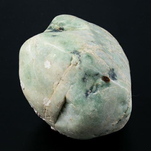 海石・貝殻付着・緑色模様・親不知海岸産・1.0kg】（高品質濃緑色