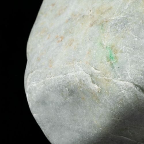 海石・緑模様・輝く結晶・親不知産・2.5kg】（高品質淡緑色ヒスイ