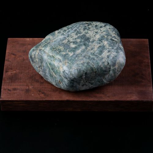 海石・濃青色・親不知産・約1.7kg】（高品質青色ヒスイ）糸魚川天然