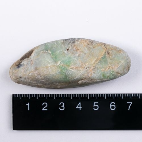 海石・グリーン模様・輝く結晶・宮崎海岸産・89g】（高品質濃緑色