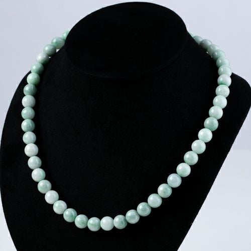 プレミアム・長さ51cm・10mm玉・ネックレス＆イヤリングセット・透明感