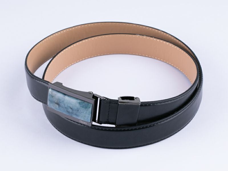 糸魚川　翡翠デザイン ベルト　バックル　アクセサリー HIGH SENSE 糸魚川翡翠バックル:金具ステンレス:ベルト付き BUCKLE0001 | 糸魚川