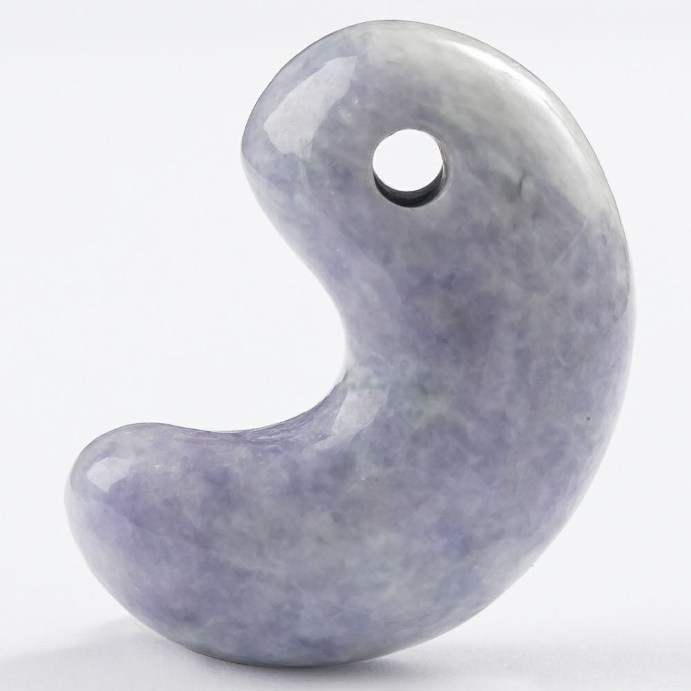 勾玉／紫・ラベンダー色ヒスイ | 糸魚川翡翠工房こたき