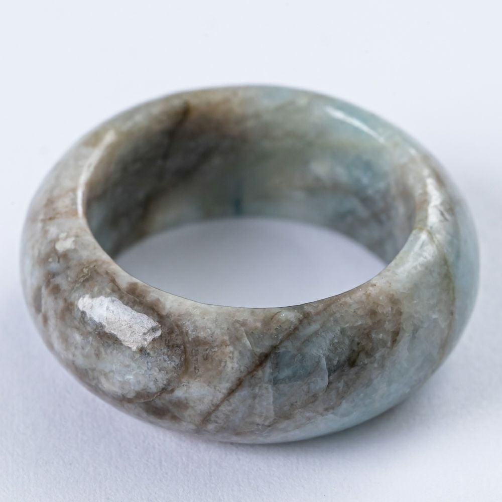 指輪／青色（入コン沢）ヒスイ | 糸魚川翡翠工房こたき