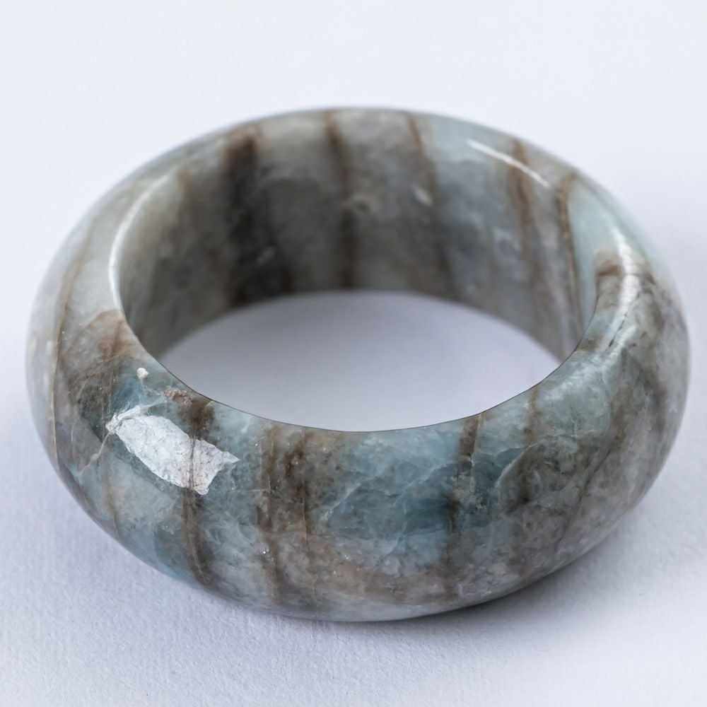 指輪／青色（入コン沢）ヒスイ | 糸魚川翡翠工房こたき