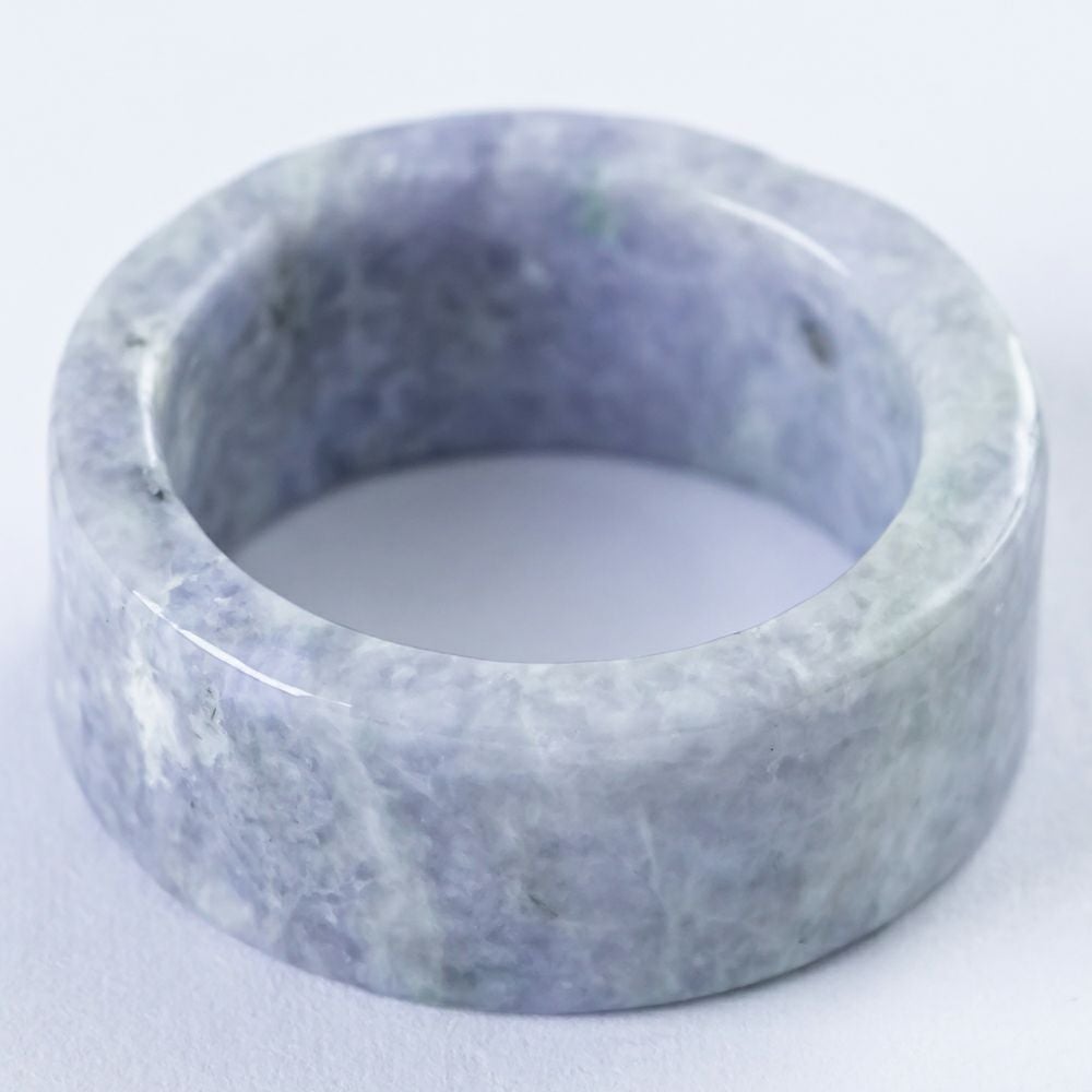 指輪／紫・ラベンダー色ヒスイ | 糸魚川翡翠工房こたき