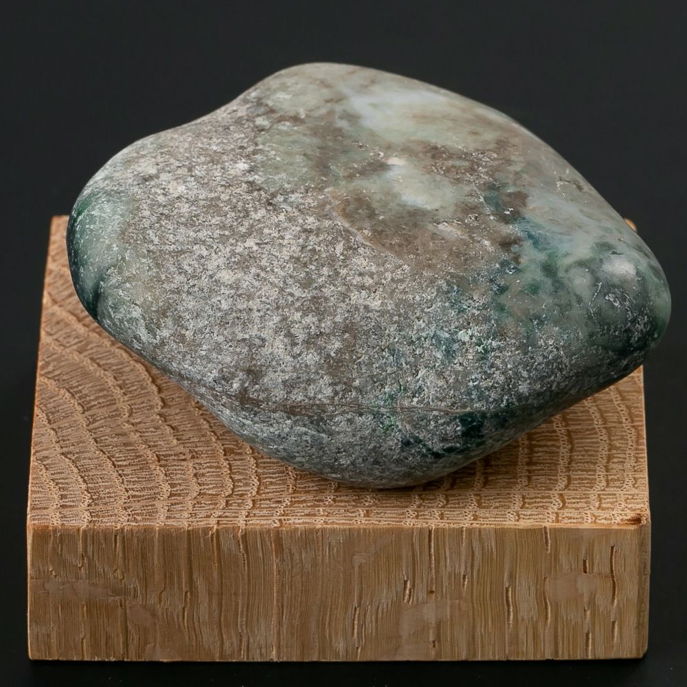 入コン沢・青緑色・灰色・110g】（高品質青/濃緑色ヒスイ）糸魚川天然