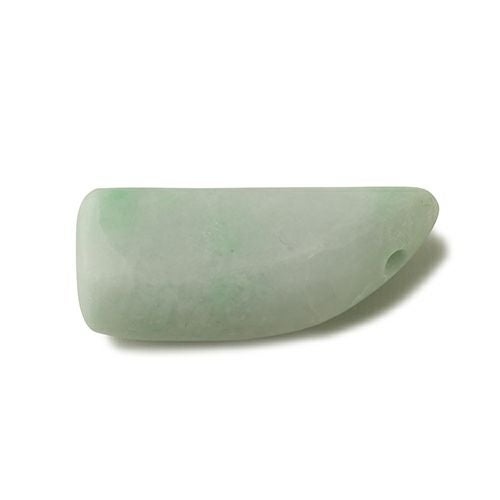 石笛・ほんわりまろやかな新緑】（高品質淡緑色ヒスイ）糸魚川天然翡翠