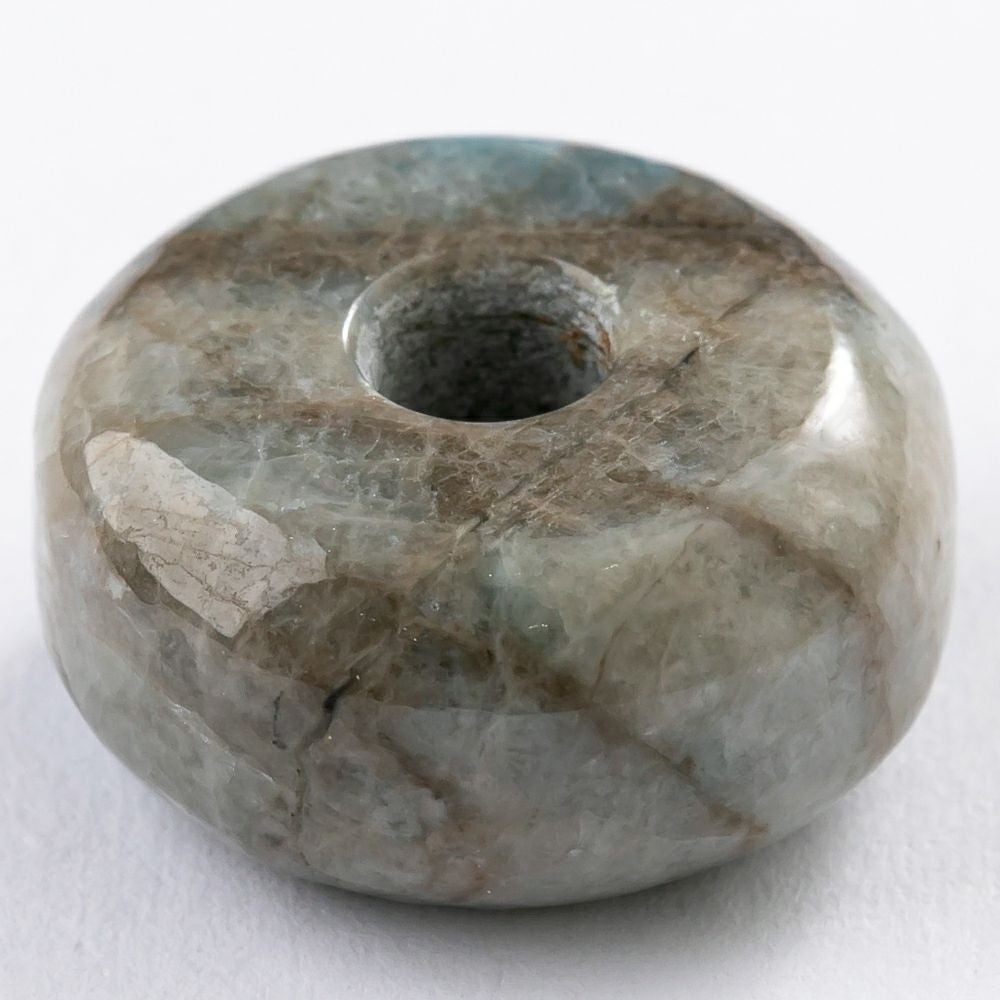 入コン沢・太鼓型・こげ茶色】（高品質こげ茶色ヒスイ）糸魚川天然翡翠