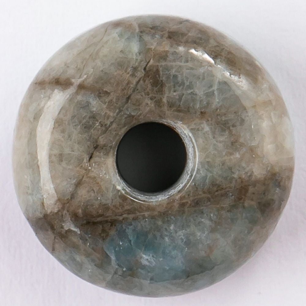入コン沢・太鼓型・こげ茶色】（高品質こげ茶色ヒスイ）糸魚川天然翡翠