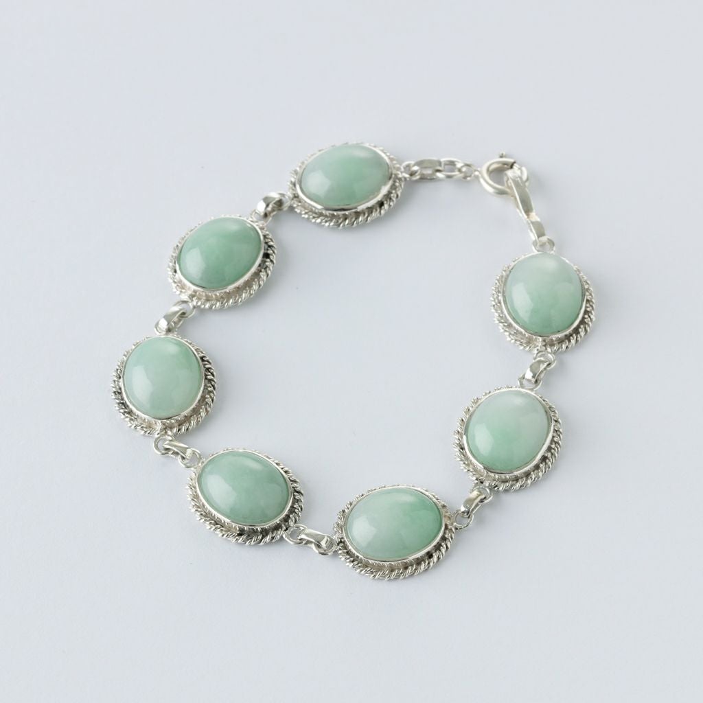 翡翠シルバーブレスレット｜《公式》糸魚川翡翠工房こたき