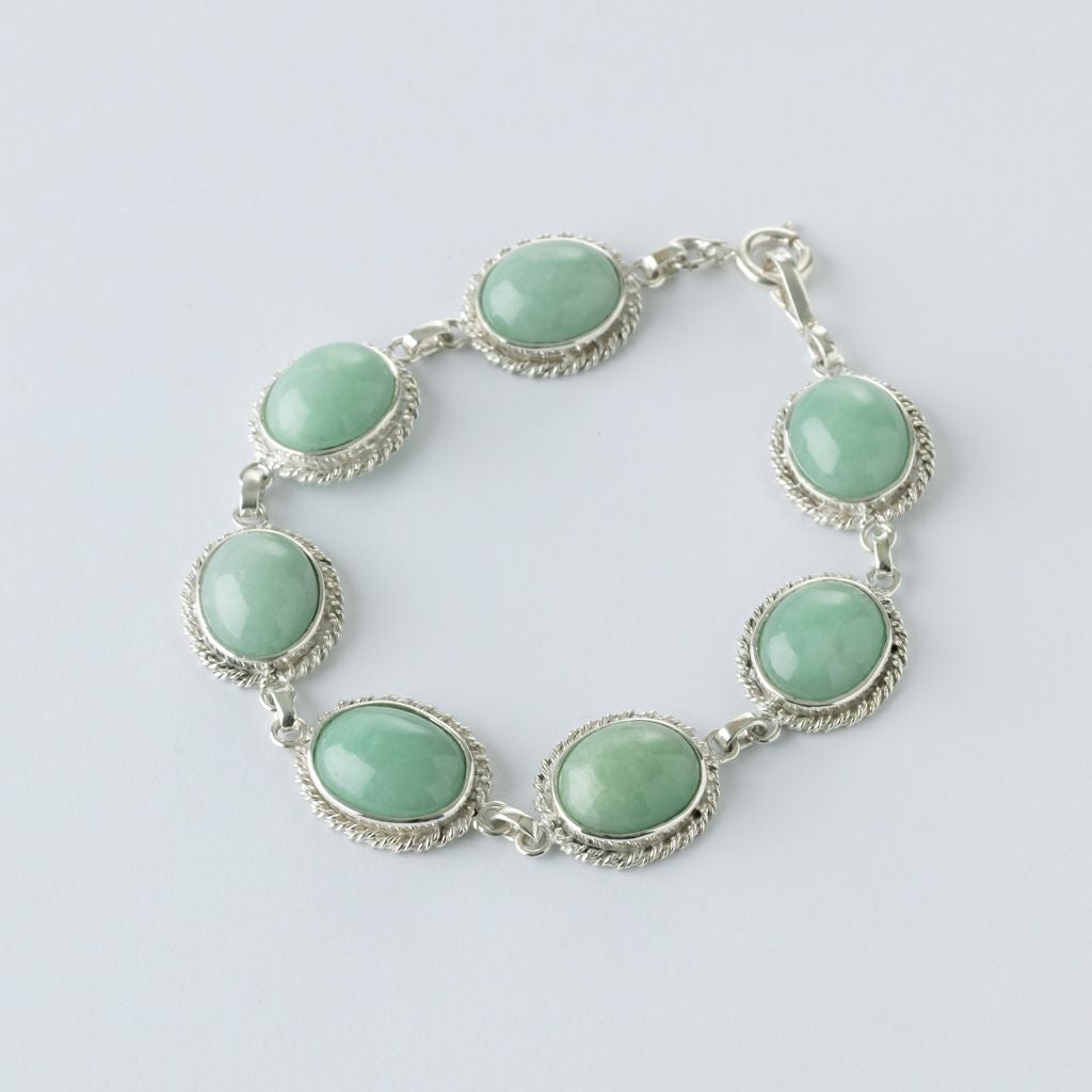 翡翠シルバーブレスレット｜《公式》糸魚川翡翠工房こたき