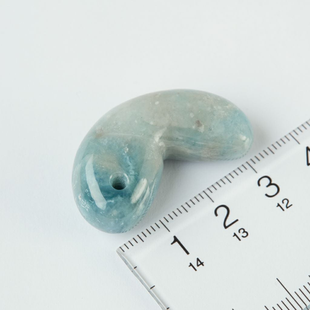 プレミアム・入コン沢・青灰色・艶美麗】（プレミアム青灰色ヒスイ