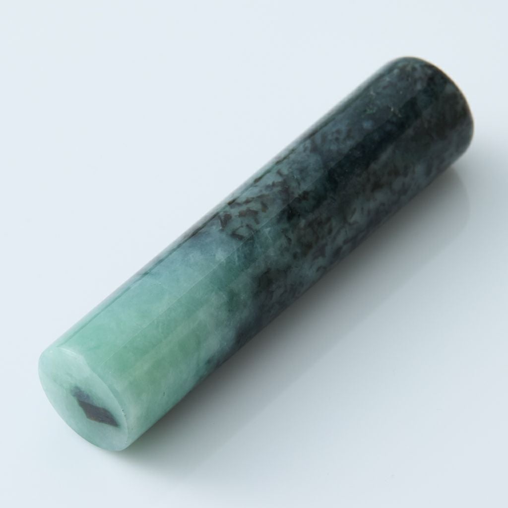 14mm・刻印無料・人生の大切な節目にお使いください】（高品質濃緑色
