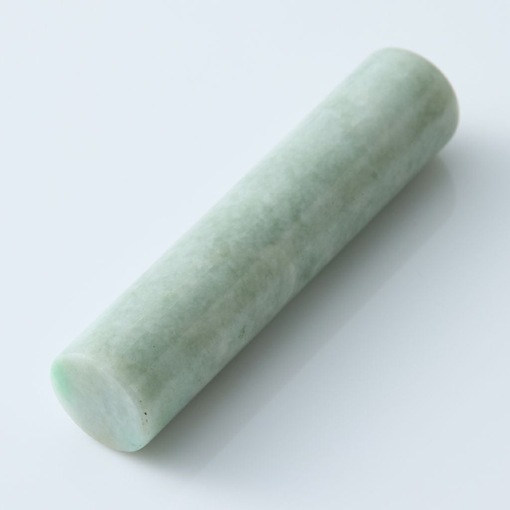 14mm・刻印無料・人生の大切な節目にお使いください】（高品質淡緑色