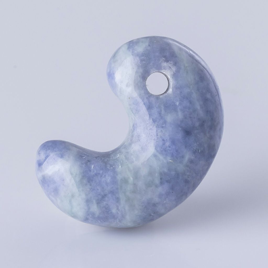 勾玉／紫・ラベンダー色ヒスイ | 糸魚川翡翠工房こたき