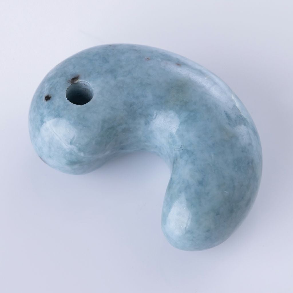 青色・艶良し】(高品質青色ヒスイ)糸魚川天然翡翠勾玉 | 糸魚川翡翠 青色・艶良し】(高品質青色ヒスイ)糸魚川天然翡翠勾玉 | 糸魚川翡翠