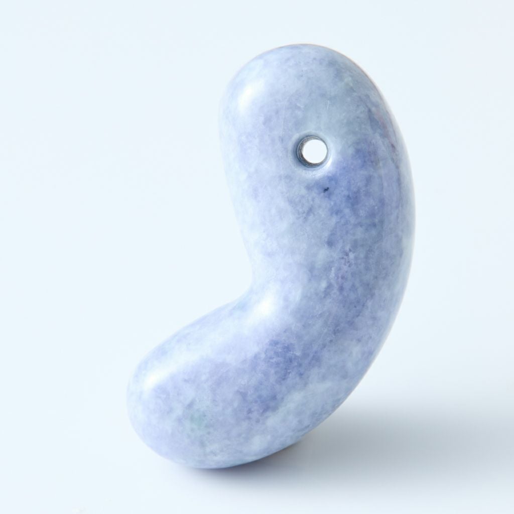 勾玉／紫・ラベンダー色ヒスイ | 糸魚川翡翠工房こたき