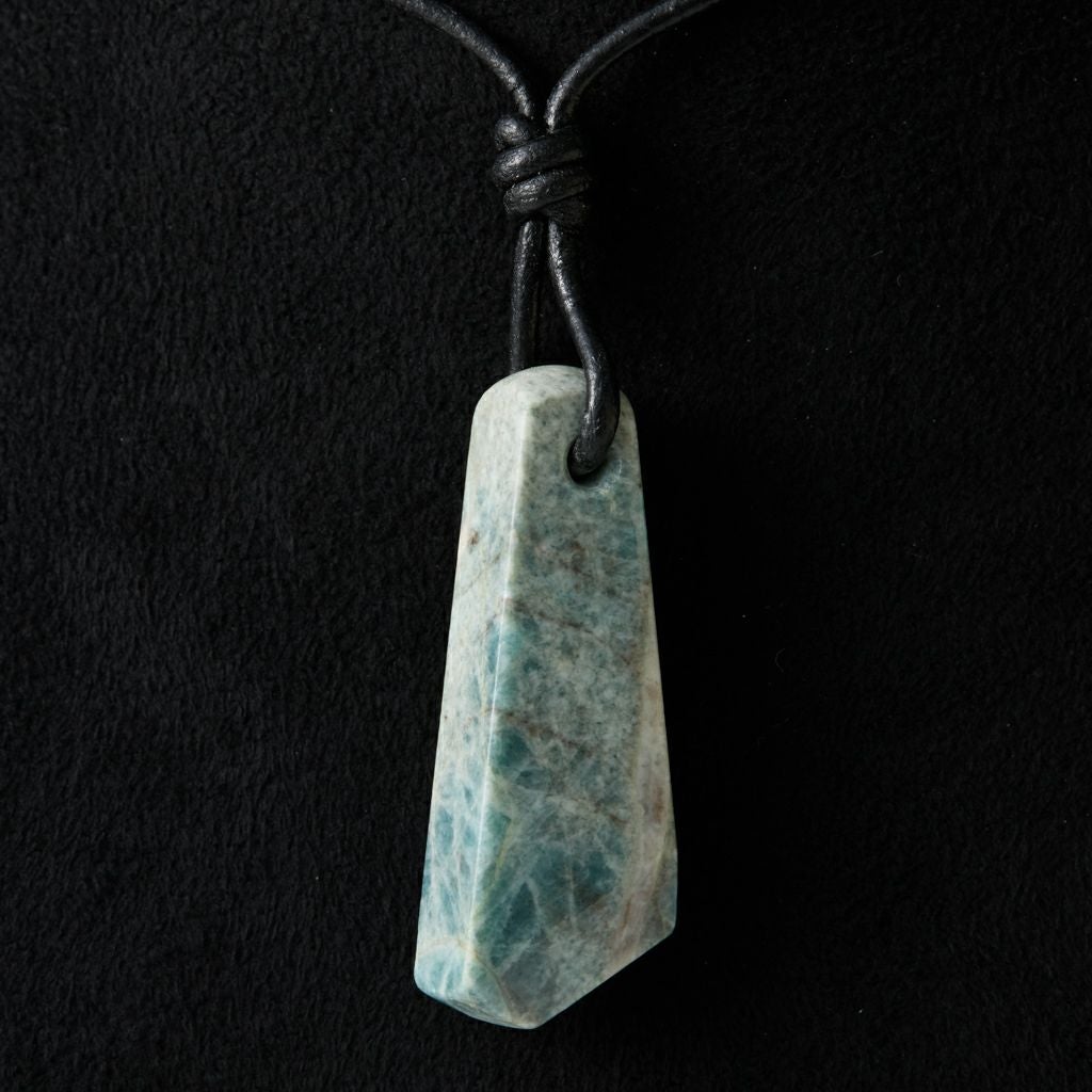ペンダント／青色（入コン沢）ヒスイ | 糸魚川翡翠工房こたき